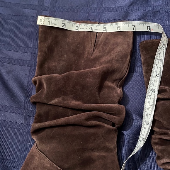 NWT No Box Talbots Brown Suede Boots Size 7.5 - Picture 5 of 16